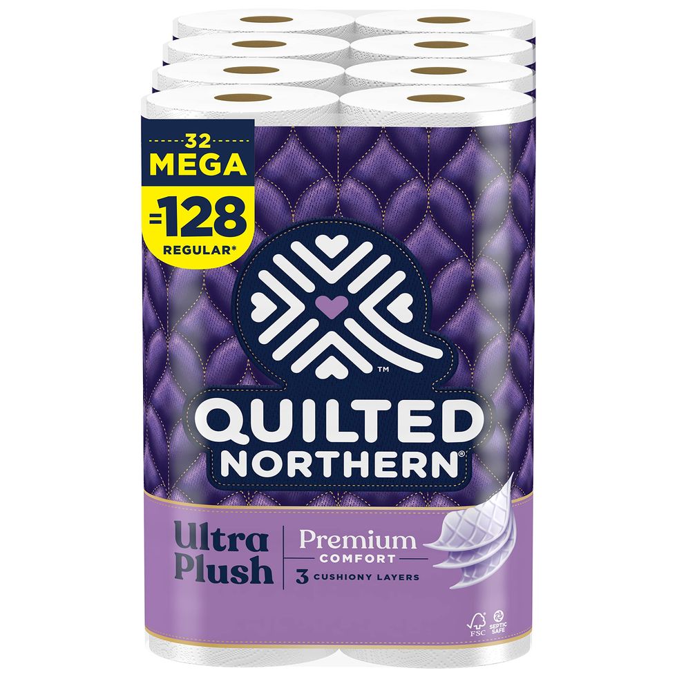 Quilted Northern Ultra Soft & Strong Toilet Paper, 18 Mega Rolls = 72  Regular Rolls, 2-ply Bath Tissue, 6 count (Pack of 3)