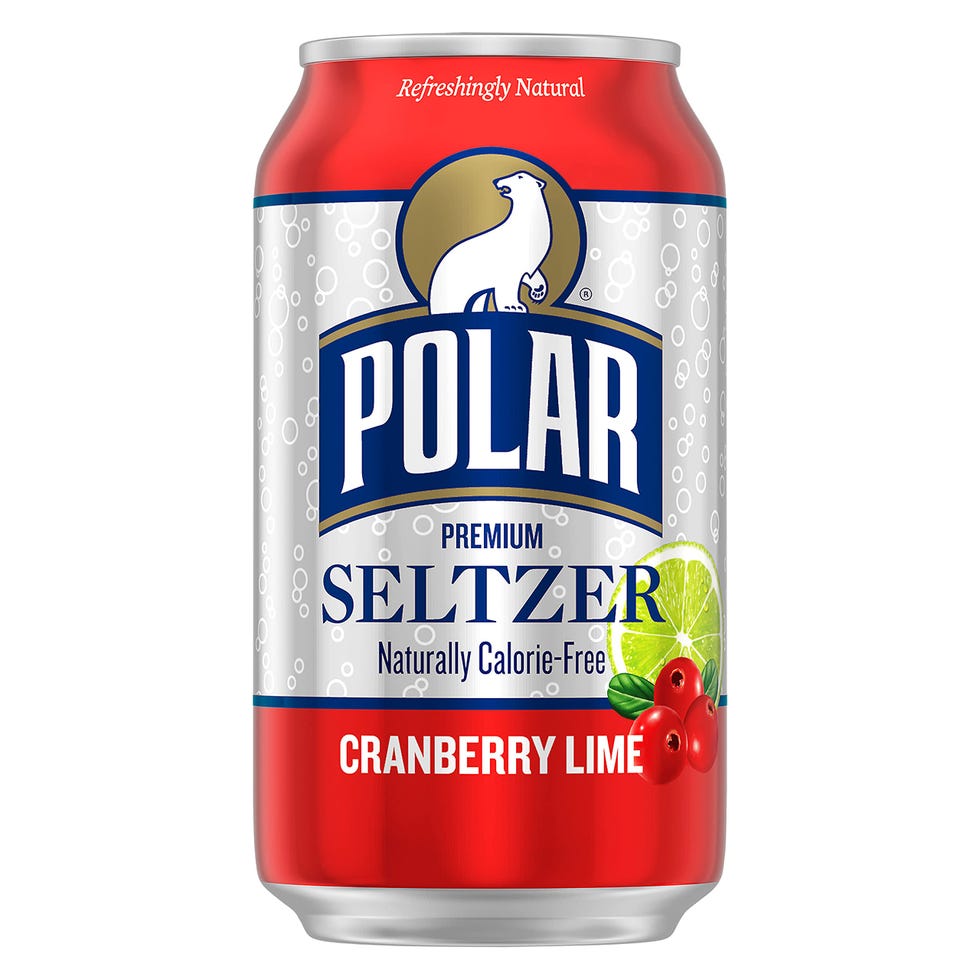 Cranberry Lime Seltzer Water