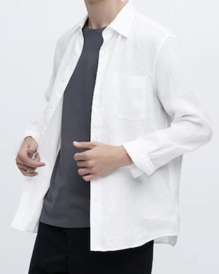 Premium White no-iron cotton dress Shirt