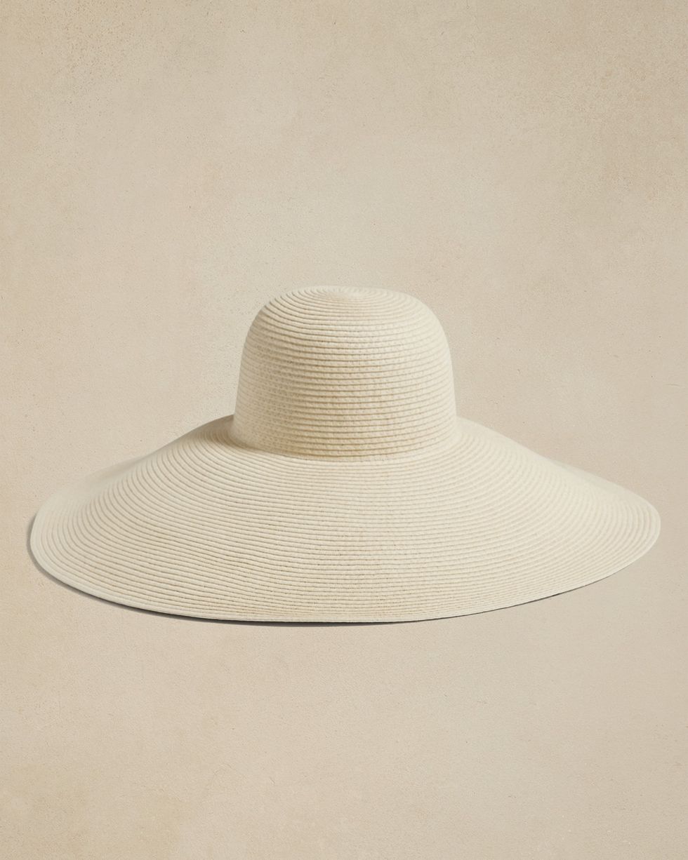Wide-Brim Beach Hat