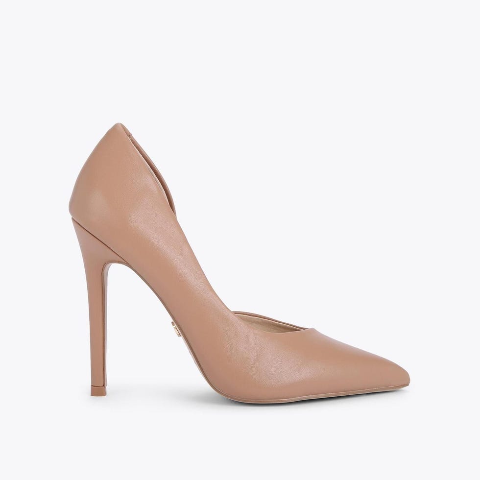 Alexandra Camel High Heel Courts
