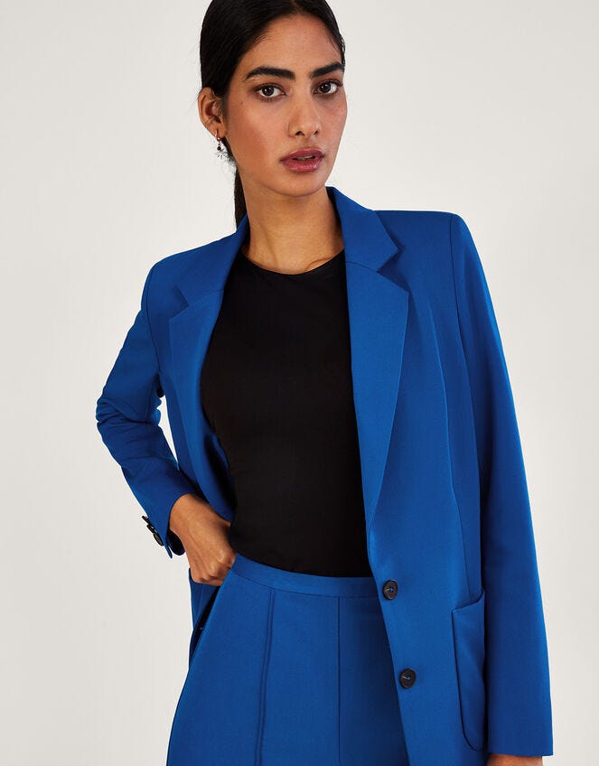Lauren Plain Blazer Blue