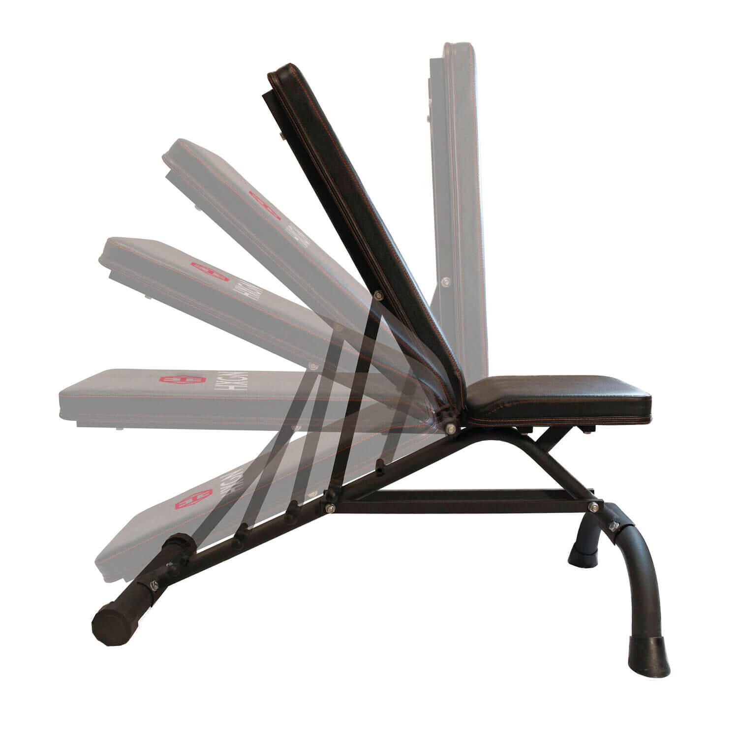 Mirafit adjustable folding weight online bench with dip station