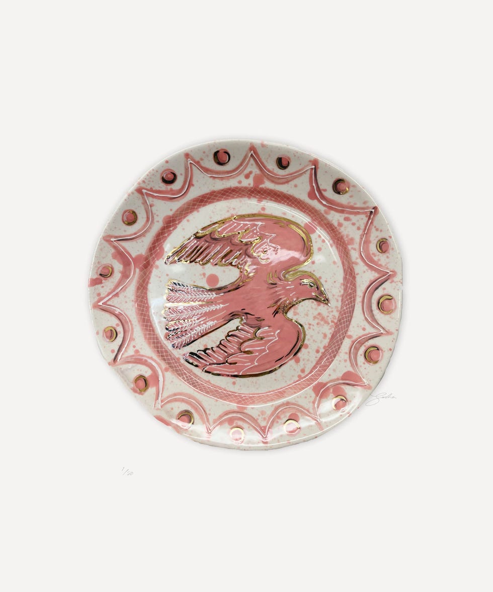 Sasha Compton Sunset Bird Plate