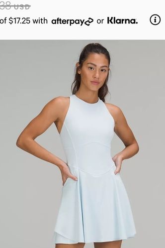  Lululemon Women's White Court Crush Tennis Dress Size 4 :  Clothing, Shoes & Jewelry