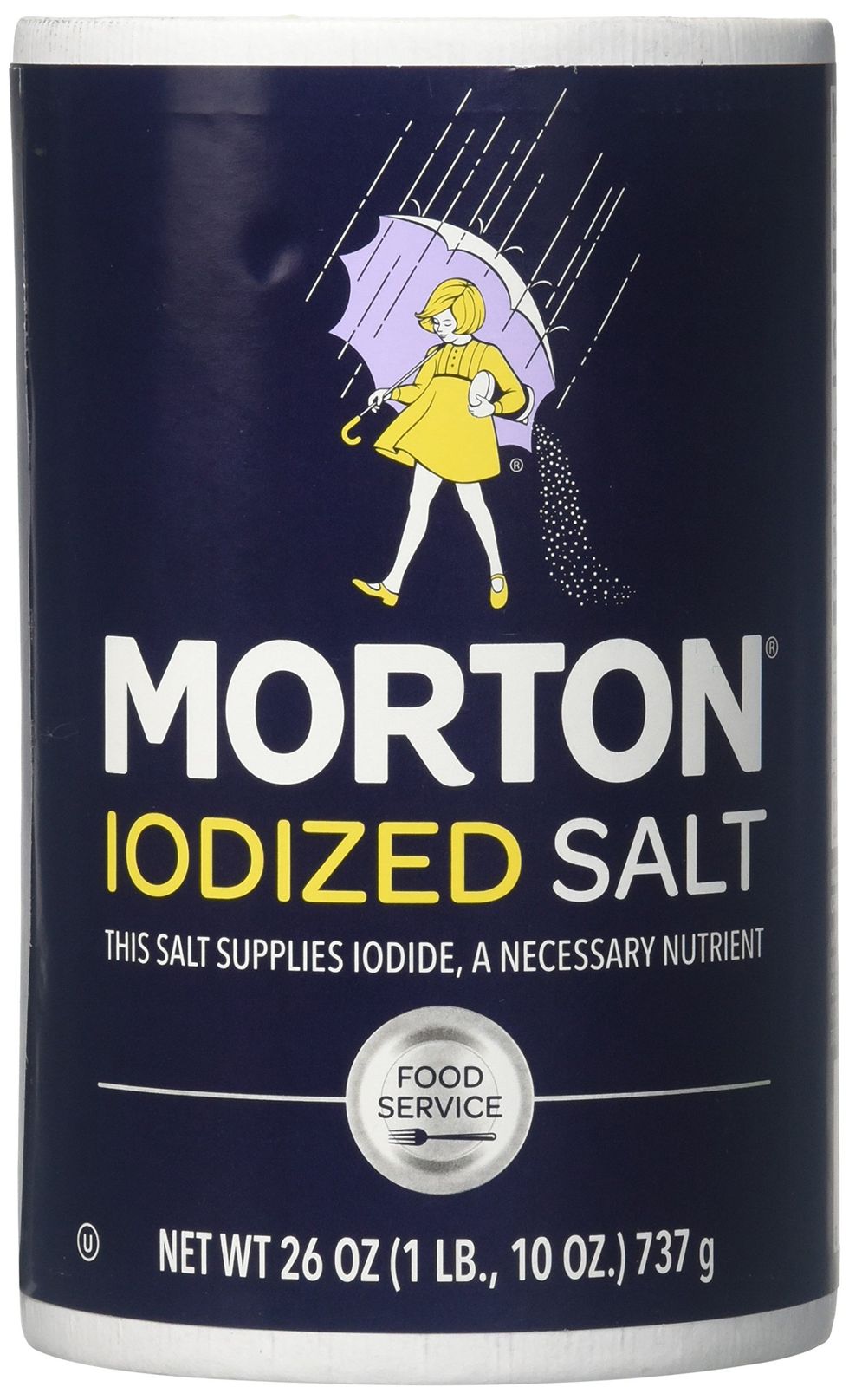 Morton, Iodized Salt, 250 Grams