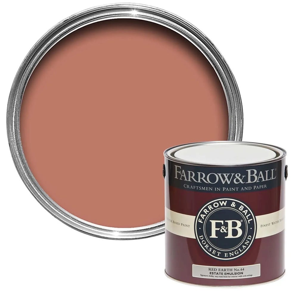 Farrow & Ball Estate Matte Emulsion Paint Red Earth - 2.5L