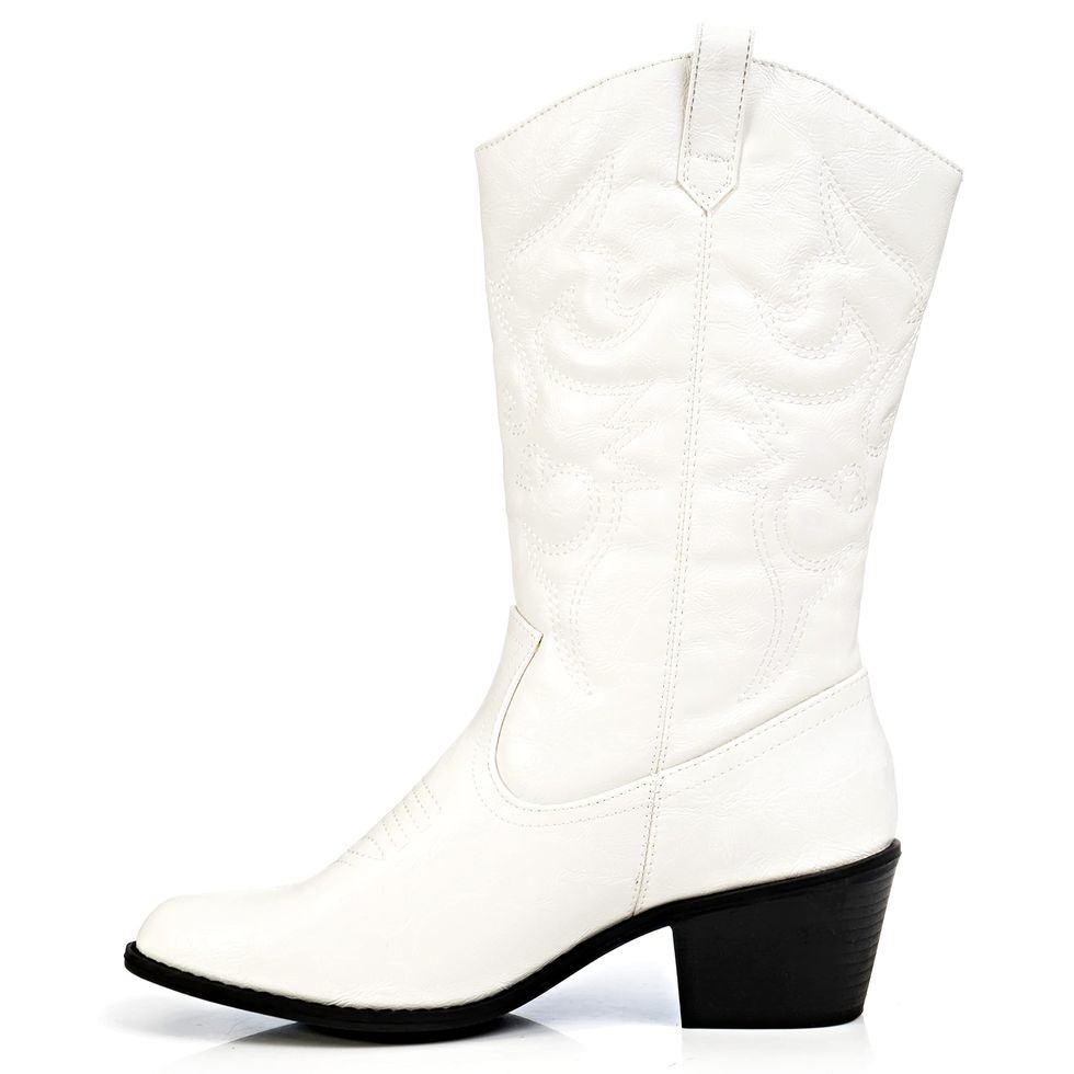 Embroidered Modern Western Cowboy Boots