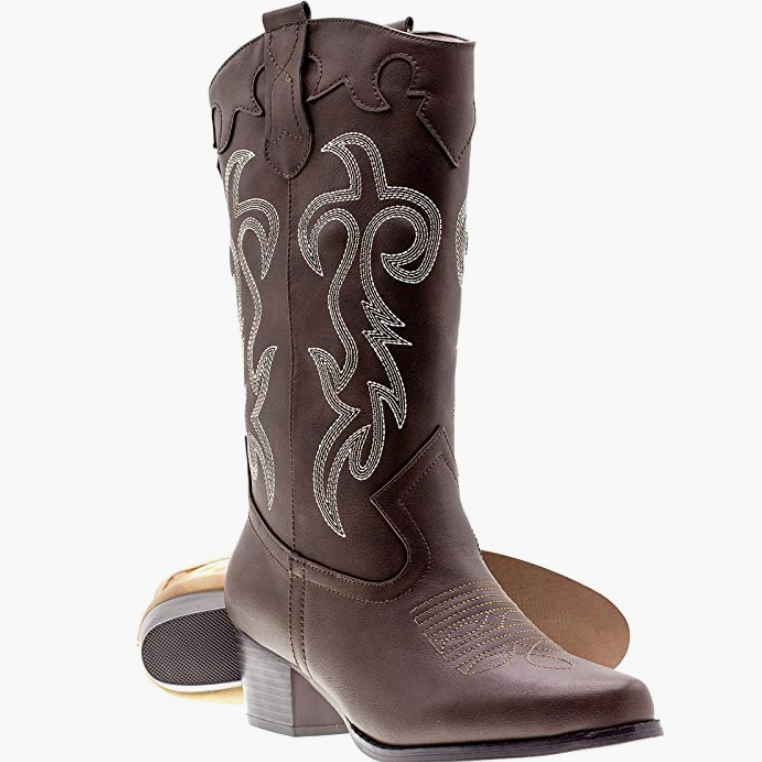 Classic Embroidered Western Rodeo Cowboy Boots Classic Embroidered Western Rodeo Cowboy Boots