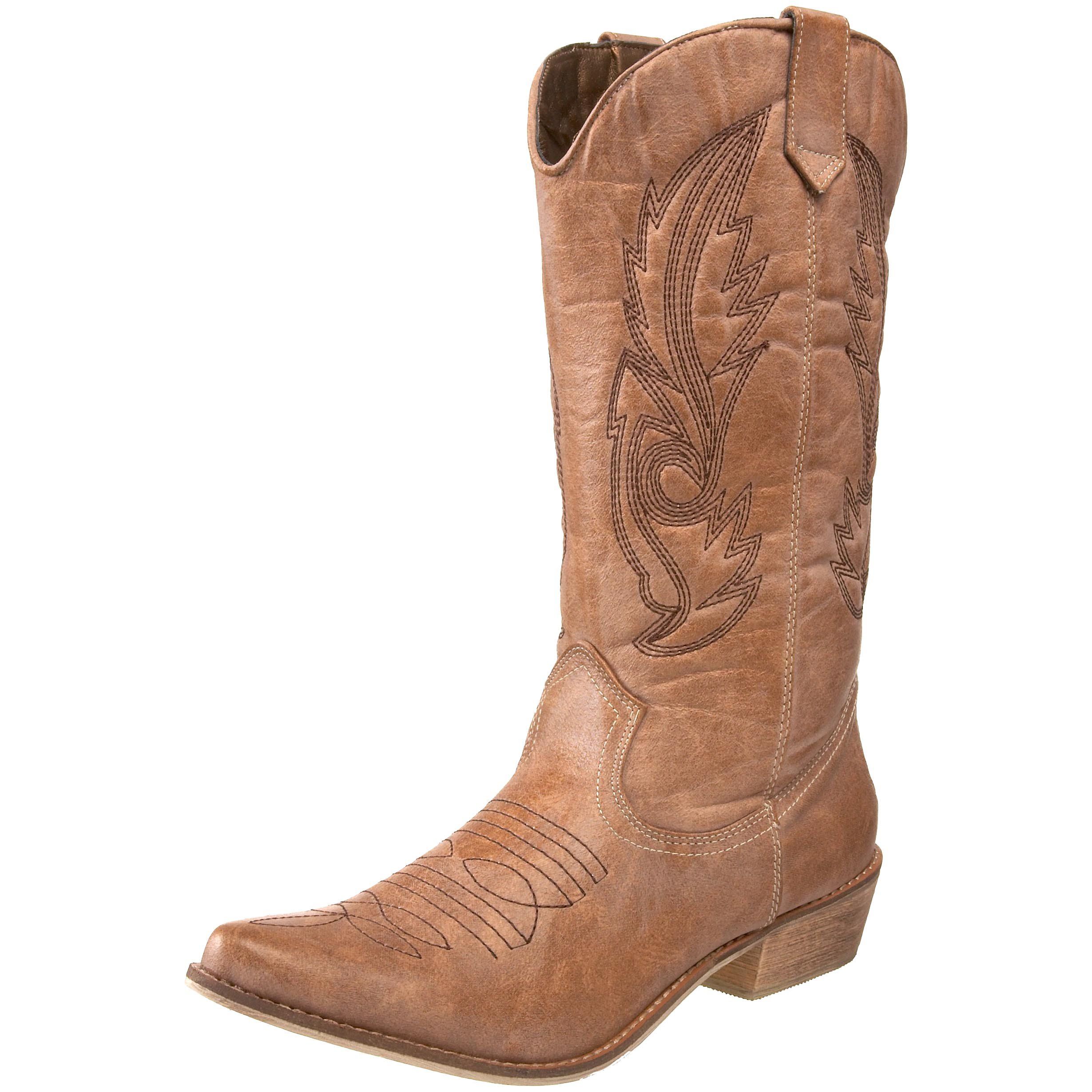 Light brown hotsell womens cowboy boots