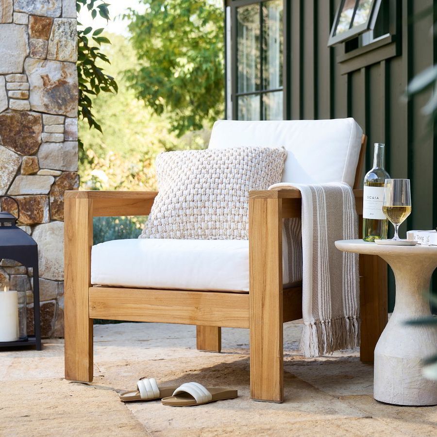 Malibu Teak Outdoor Lounge Chair