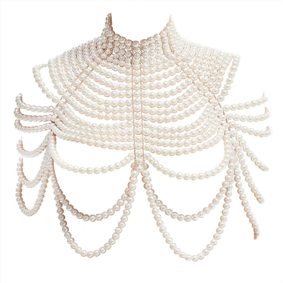 Pearl Body Chain Necklace 