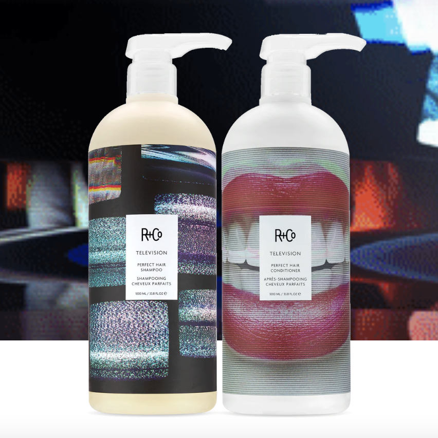 Television Perfect Hair Shampoo and Conditioner Liter Set
