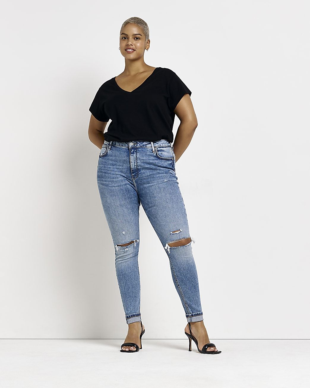 Best plus size store skinny jeans uk