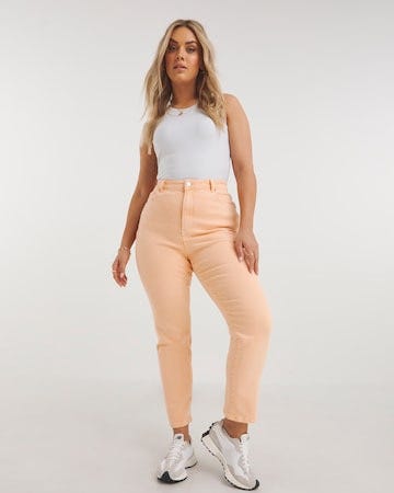 Jeruk Pucat Lara Slim Mom Jeans Jeruk Pucat Lara Slim Mom Jeans