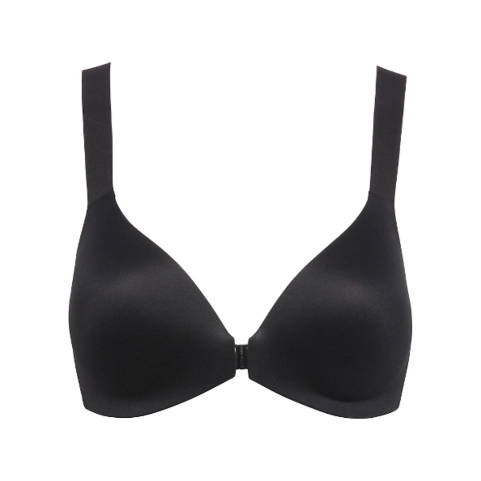 Lace Bras for Women Plus Size 18 Hour Front-Close Wireless Bra with Flex  Back Sexy Breathable Everyday Bralettes Black : : Clothing, Shoes  & Accessories