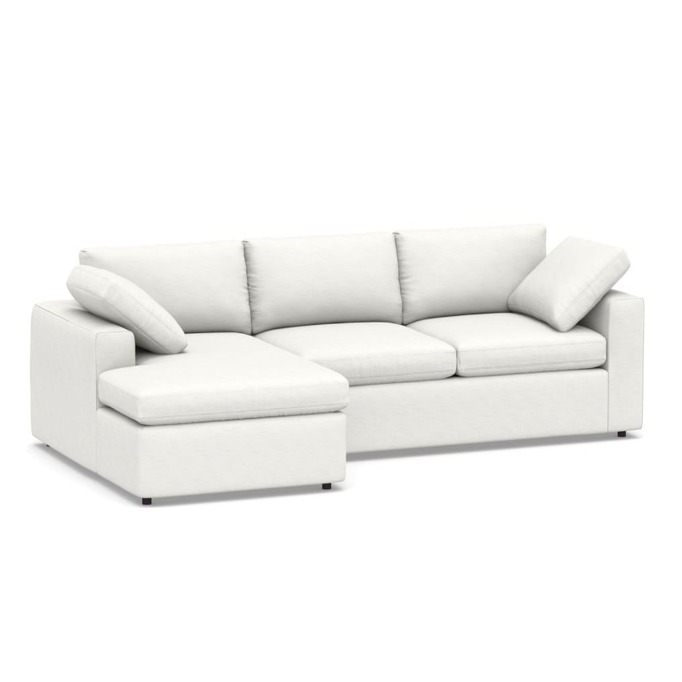 Dream Square Wide Arm Upholstered Sectional Sofa