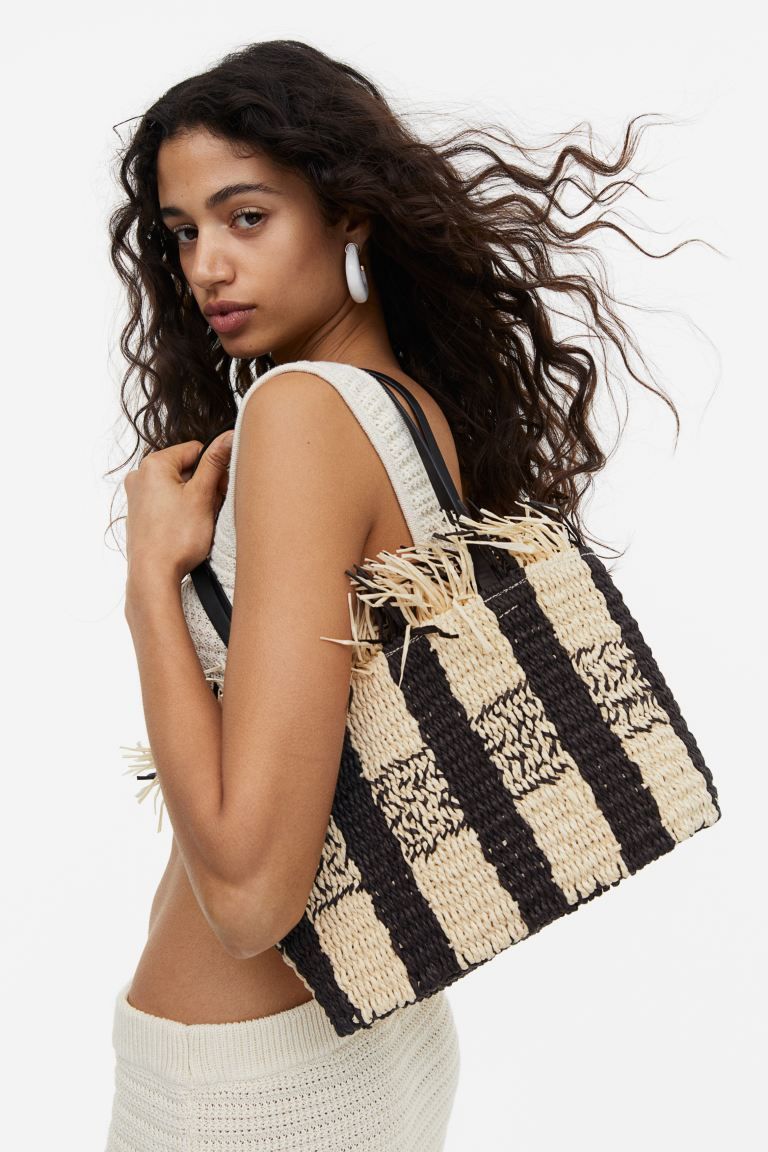 H&m sale straw handbags