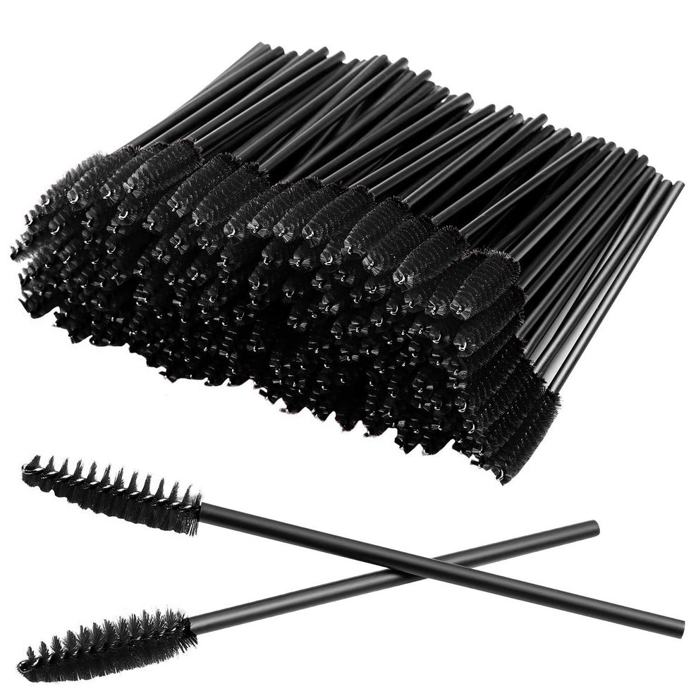 100 Pcs Disposable Eyelash Mascara Brushes