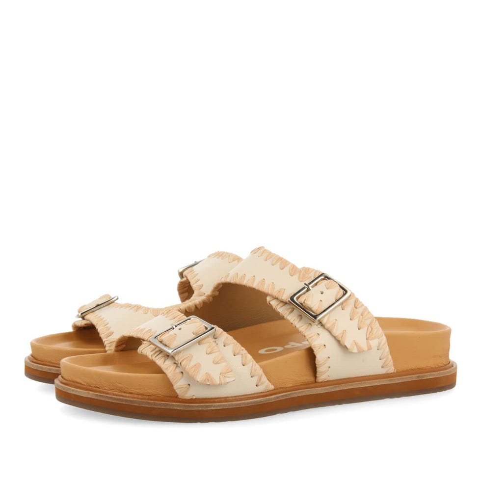 Sandalias off-white tipo bio