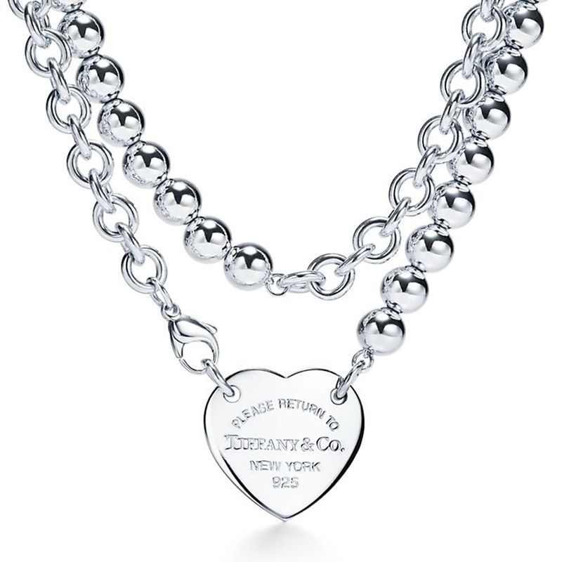 Return To Tiffany Heart Tag Wrap Necklace