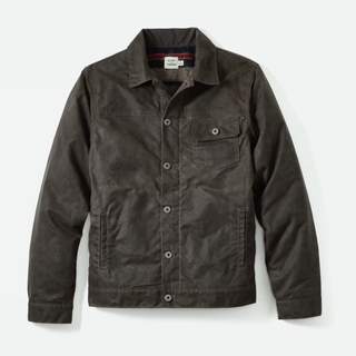Flint and Tinder Wool-Lined Waxed Trucker Jacket Flint and Tinder Wool-Lined Waxed Trucker Jacket