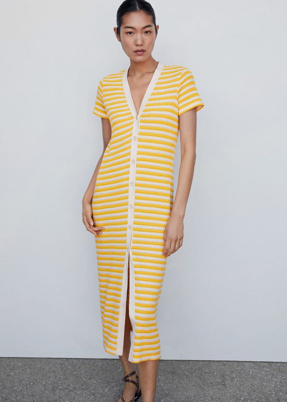 Striped Jersey Dress