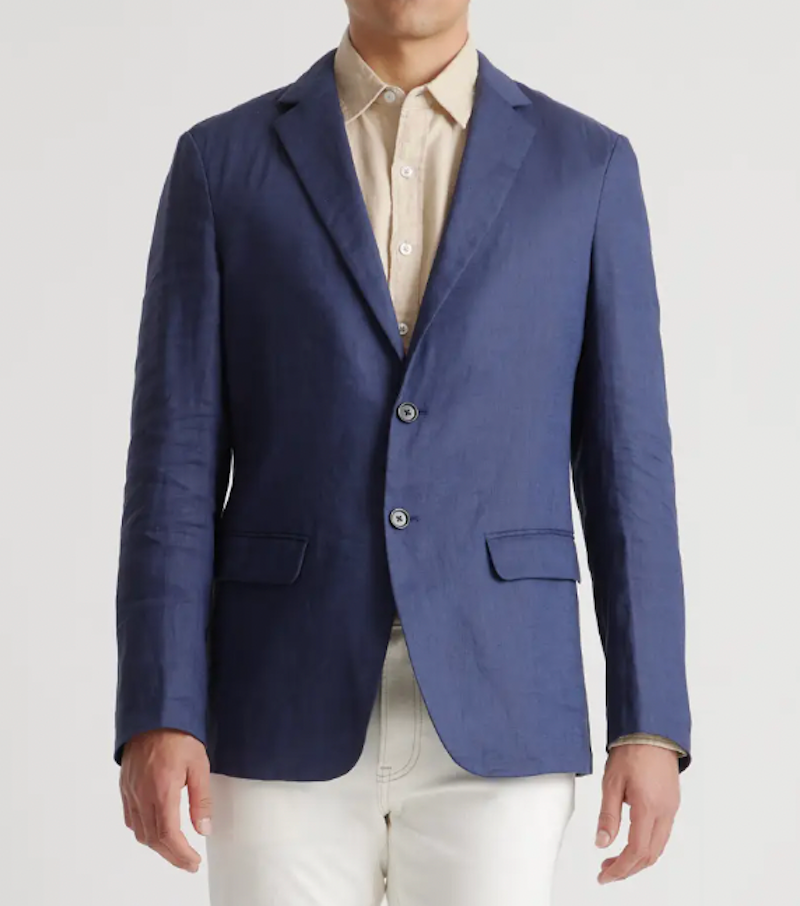 100% European Linen Blazer