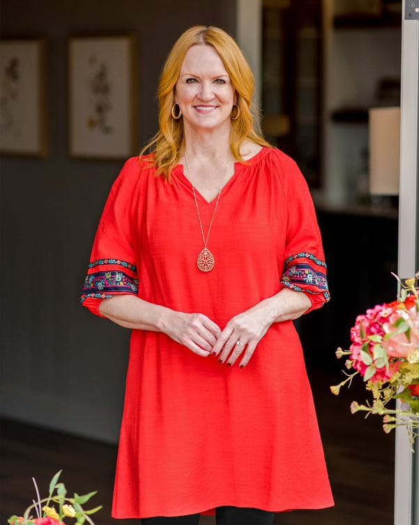 The Pioneer Woman Split Neck Dress The Pioneer Woman Split Neck Dress
