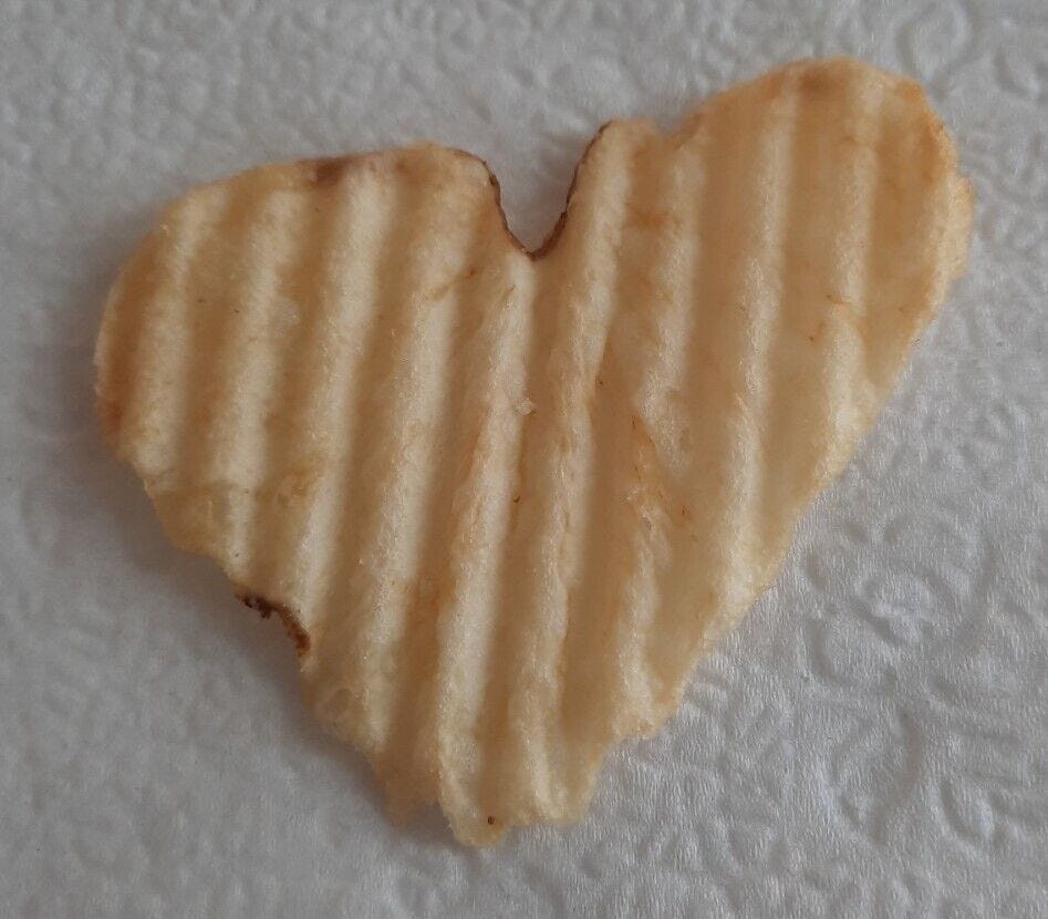 Heart Shaped Wavy Potato Chip