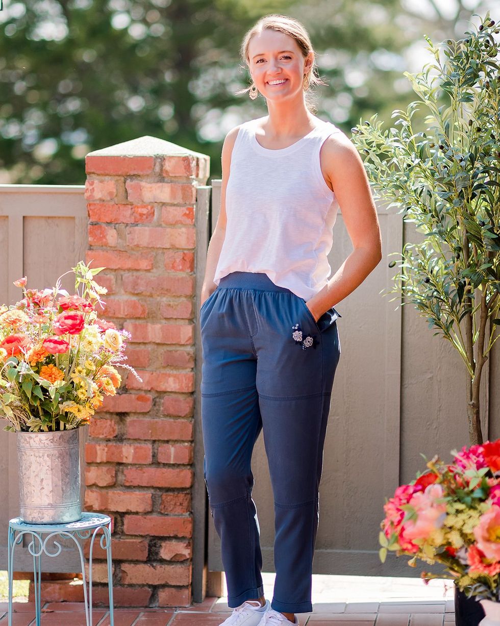 The Pioneer Woman Pull-On Embroidered Pants