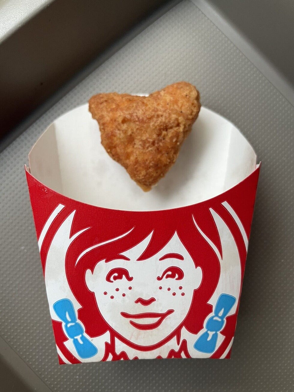 Wendy's Heart Shaped Chicken Nugget