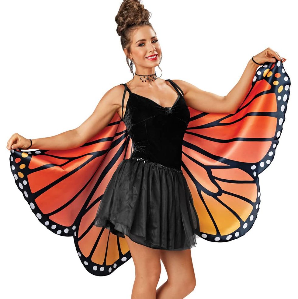 Adult Monarch Butterfly Cape Wings