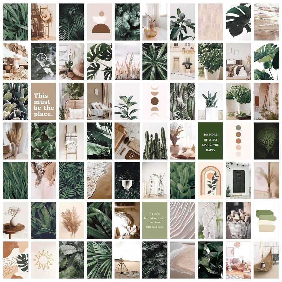 70PCS Botanical Wall Collage Kit 