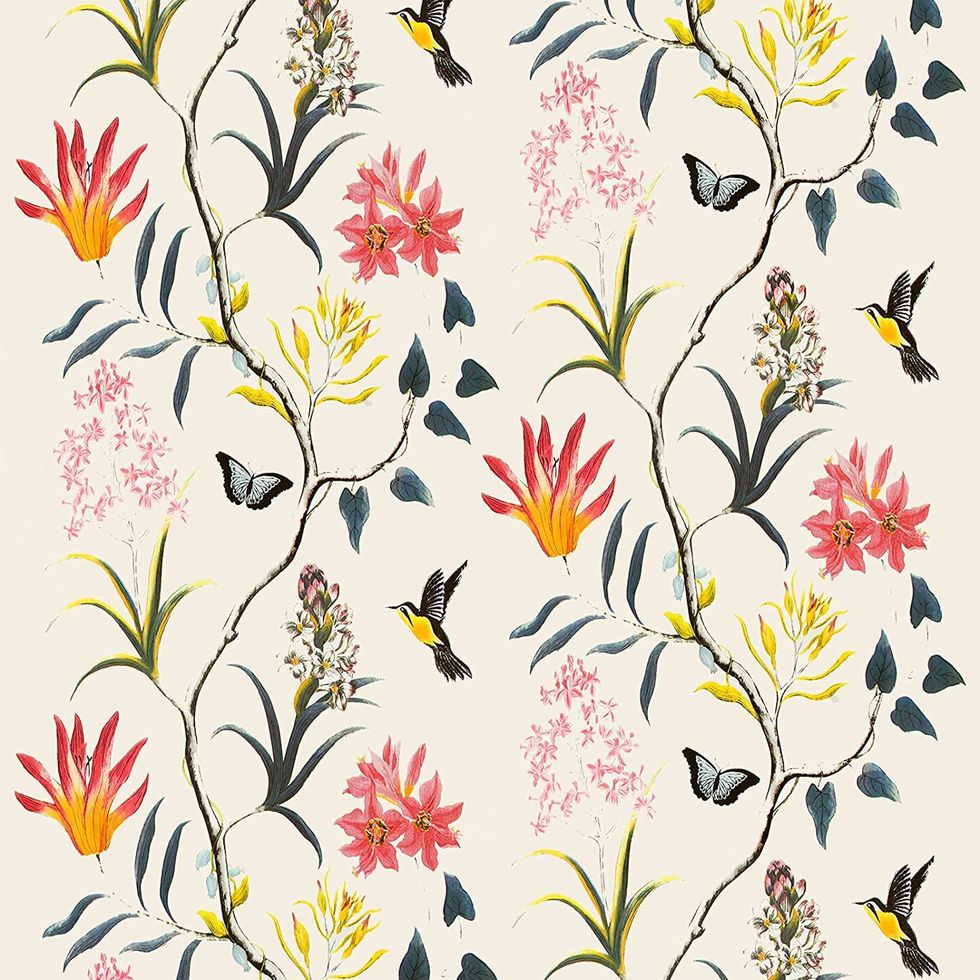 Vintage Floral Peel and Stick Wallpaper