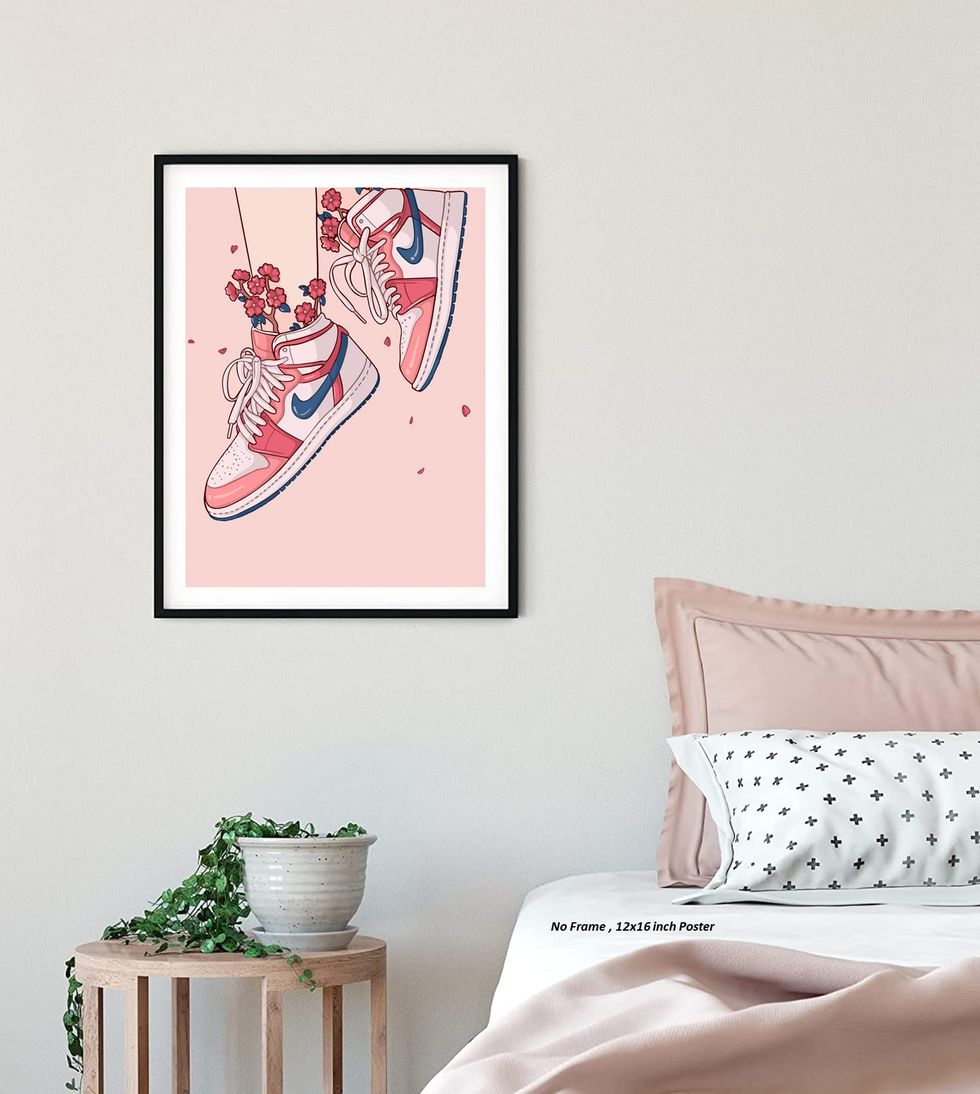 Pink Sneaker Poster