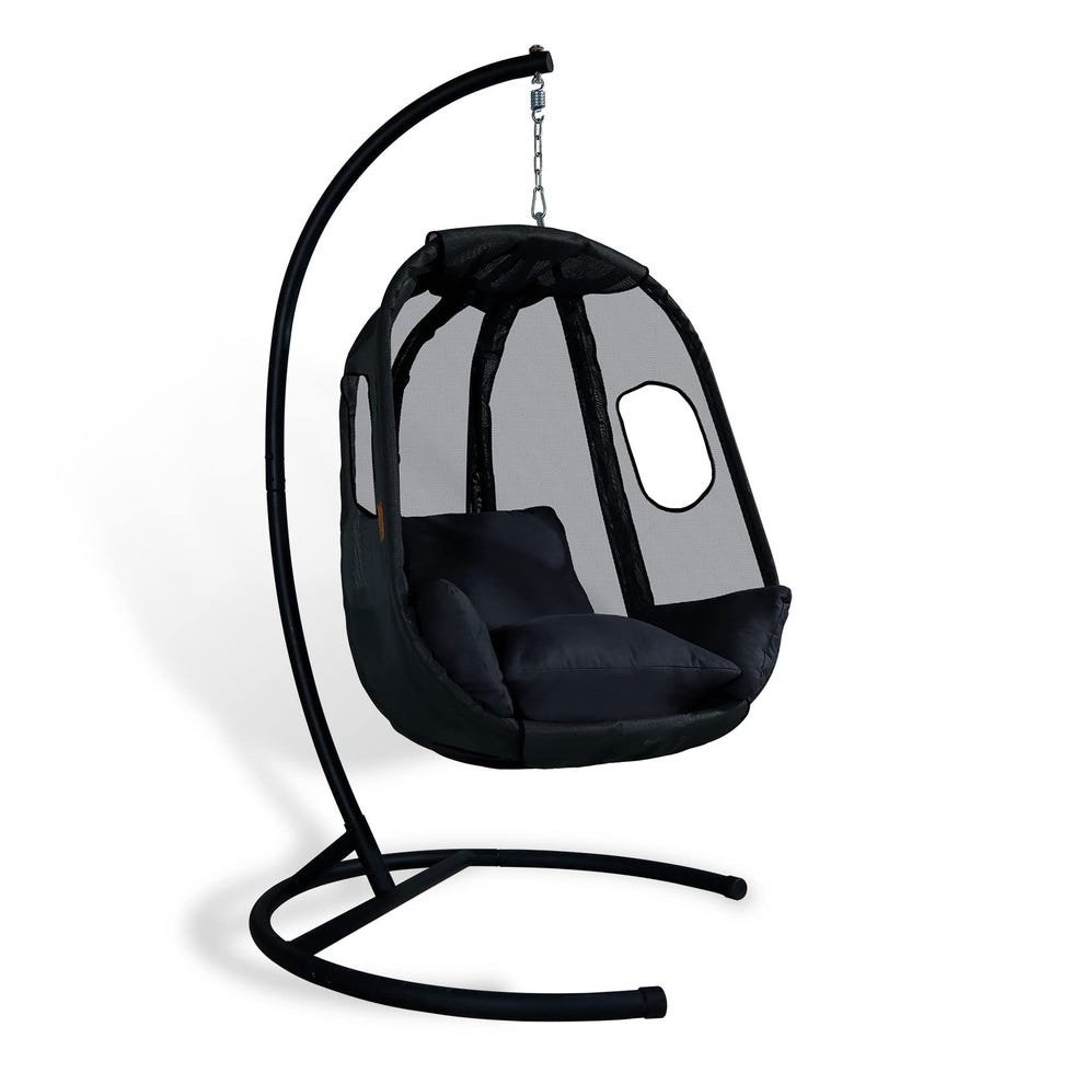 Silla huevo colgante plegable