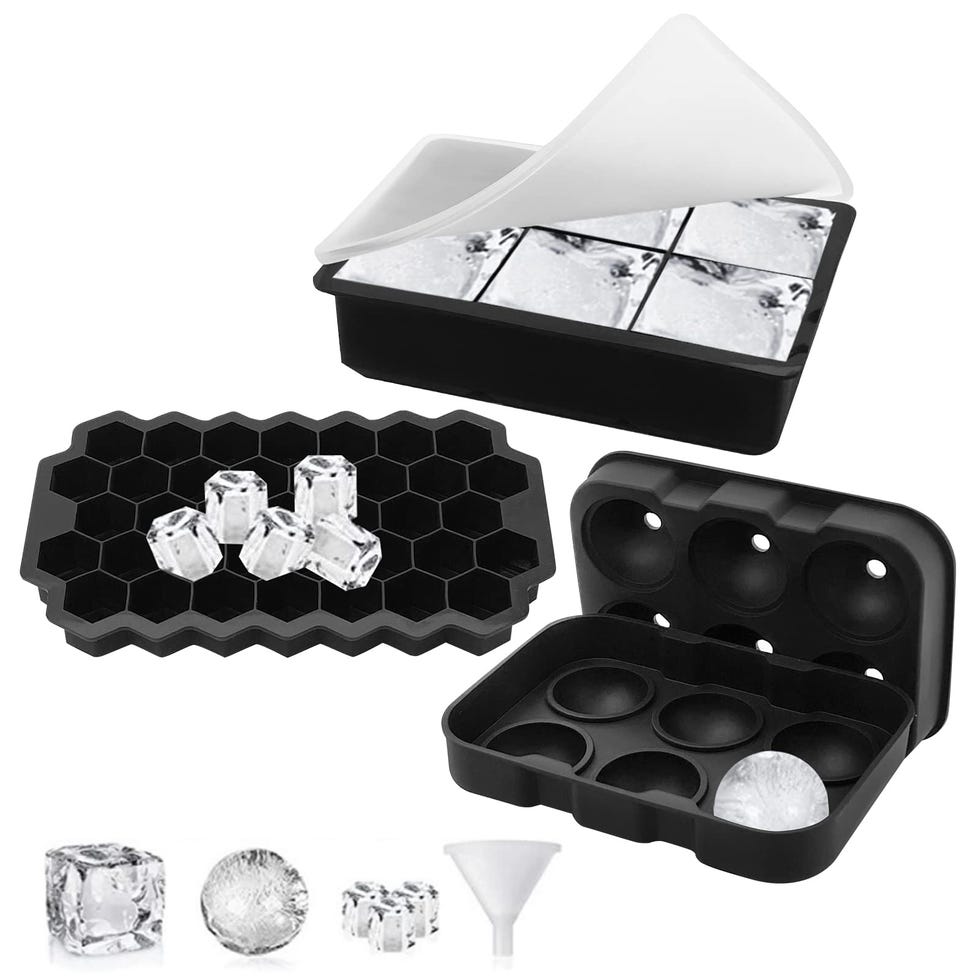 3 moldes para cubitos de hielo