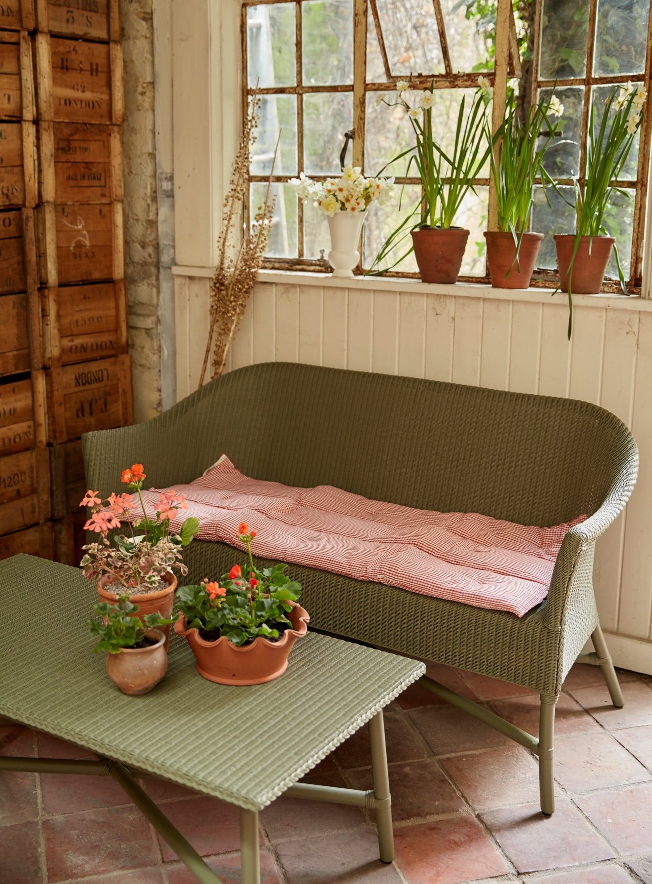 Small outdoor online sofa