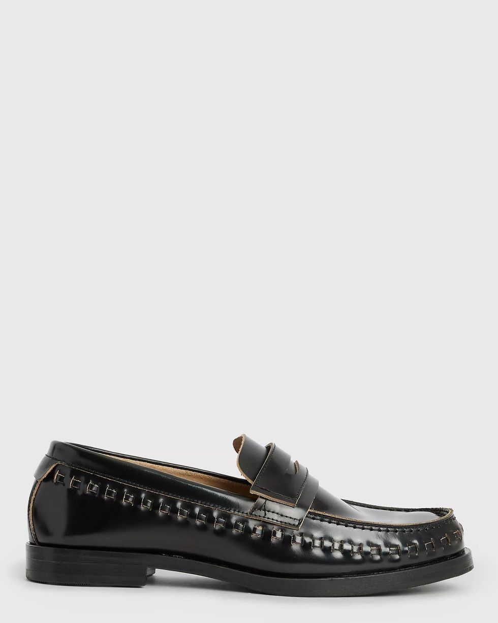 Sofie Leather Loafers, Black