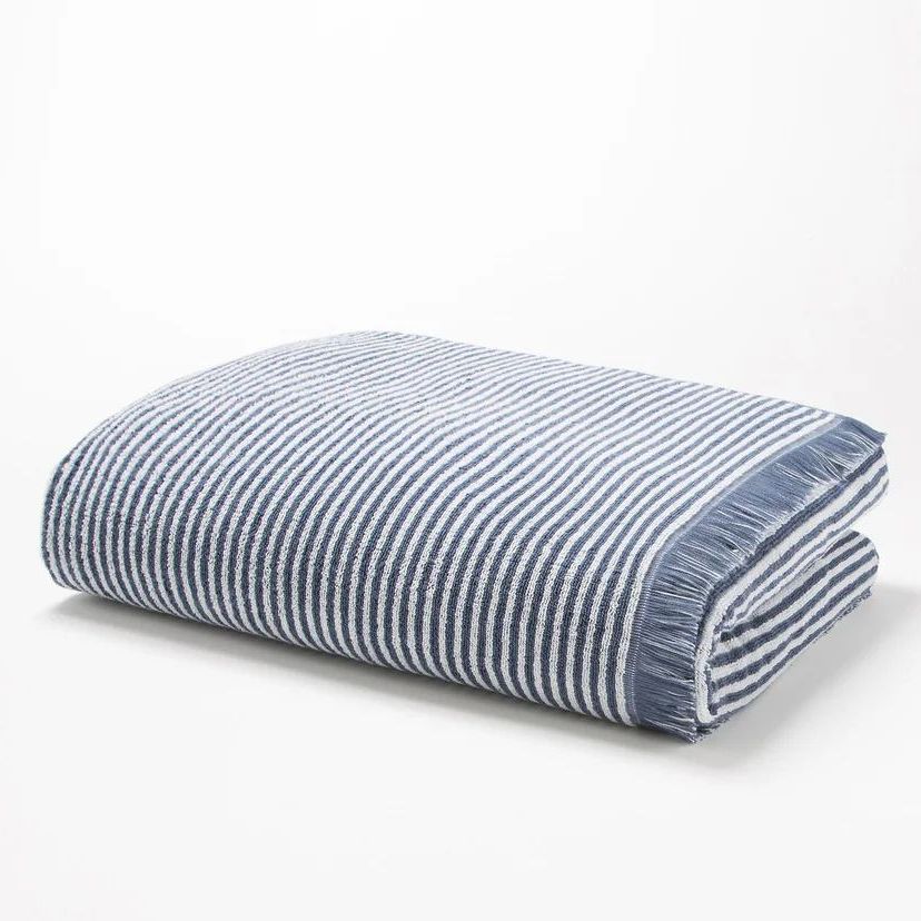 La Redoute Malo Striped 100% XL Bath Towel