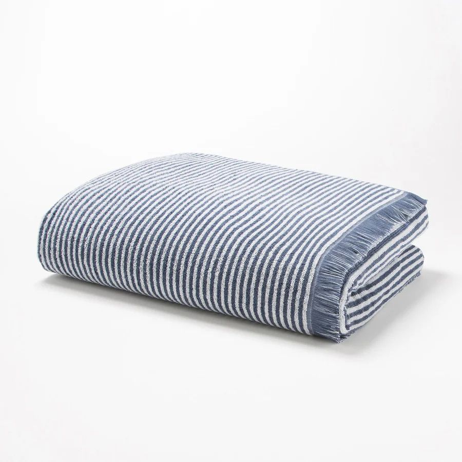 La Redoute Malo Striped 100% XL Bath Towel