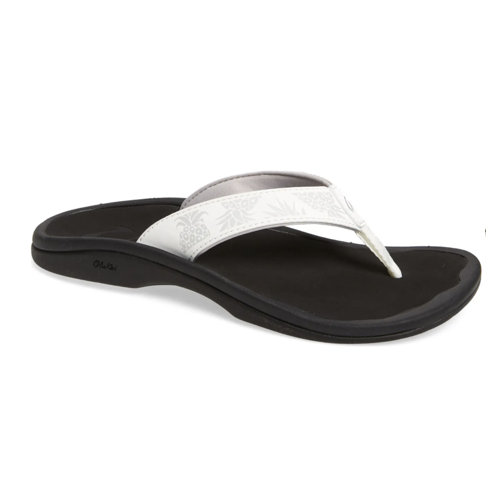 Ohana Women's Best Selling Beach Sandals - Pewter / Black
