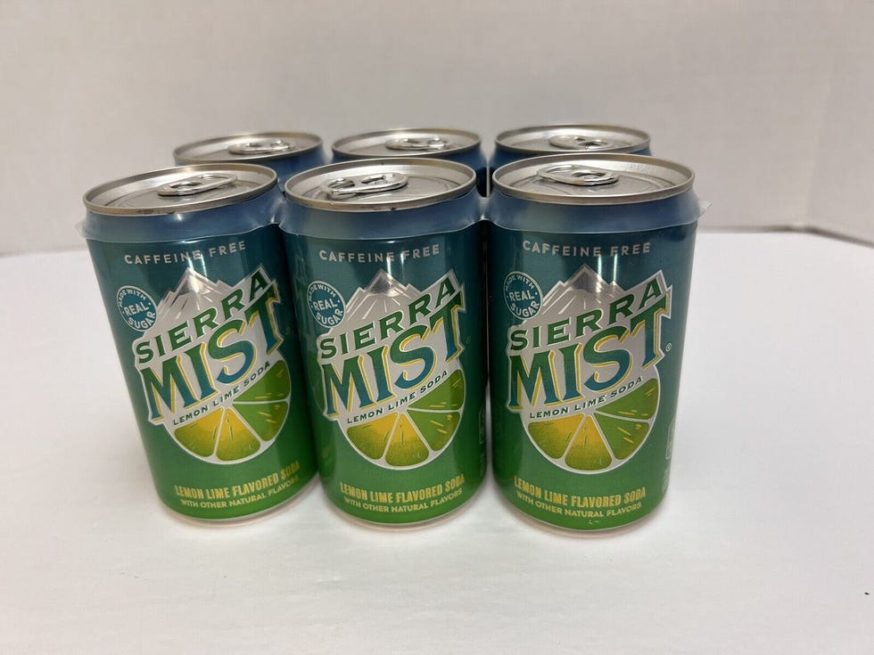 Sierra Mist 6 Pack Mini 7.5oz Factory Sealed Discontinued Ready To Ship To You