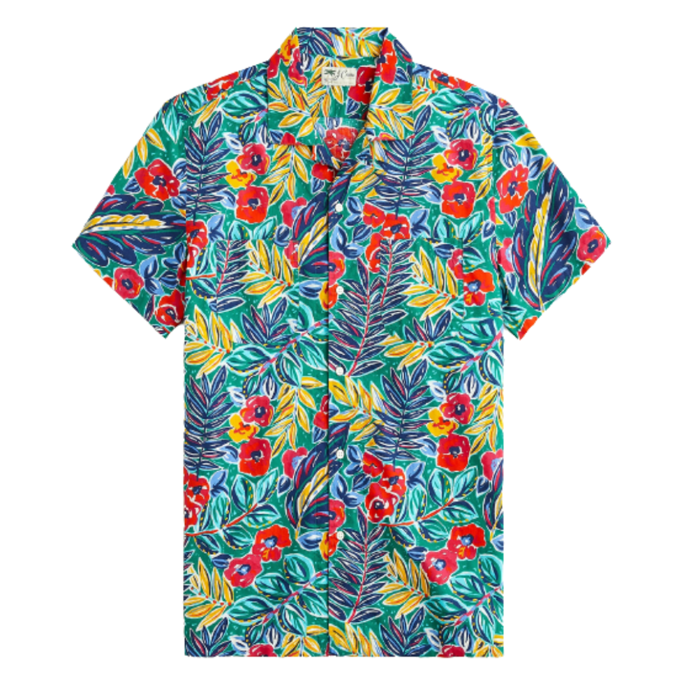 Todd Snyder x Kahala Aloha Shirt in Blue Floral