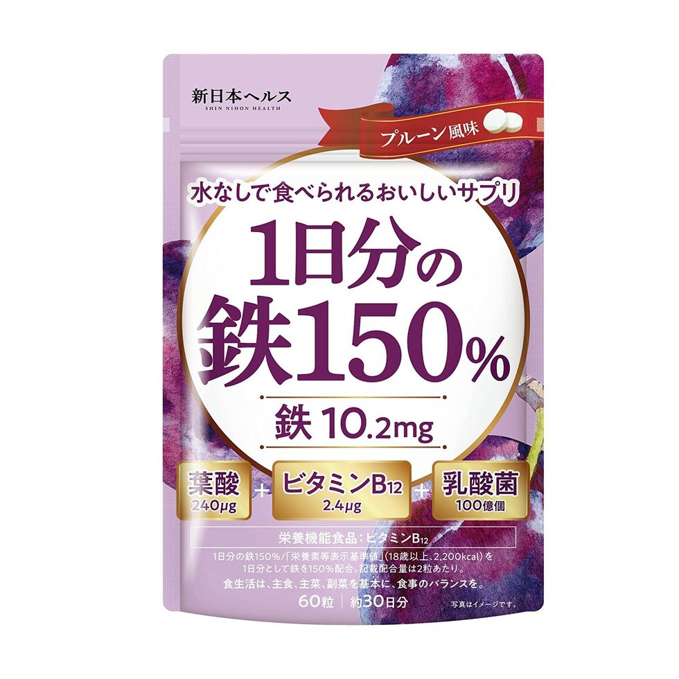 「新日本ヘルス」1日分の鉄150％