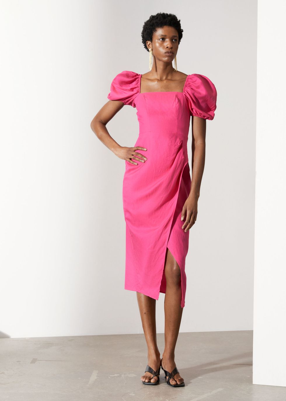 Marks & Spencer's linen midi dress gives us major designer vibes