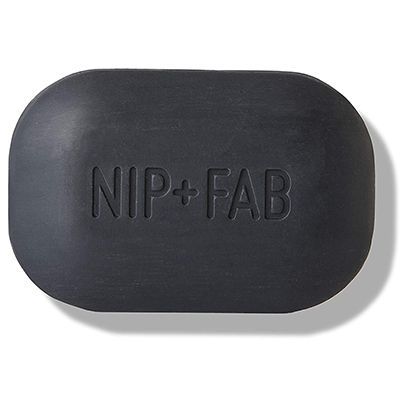 Nip + Fab Charcoal and Mandelic Acid Fix Cleansing Bar Face and Body Soap with Charcoal, Shea Butter, Coconut Oil for Blemishes, Oil Control, Sensitive Skin, Gently Exfoliates, 130ml