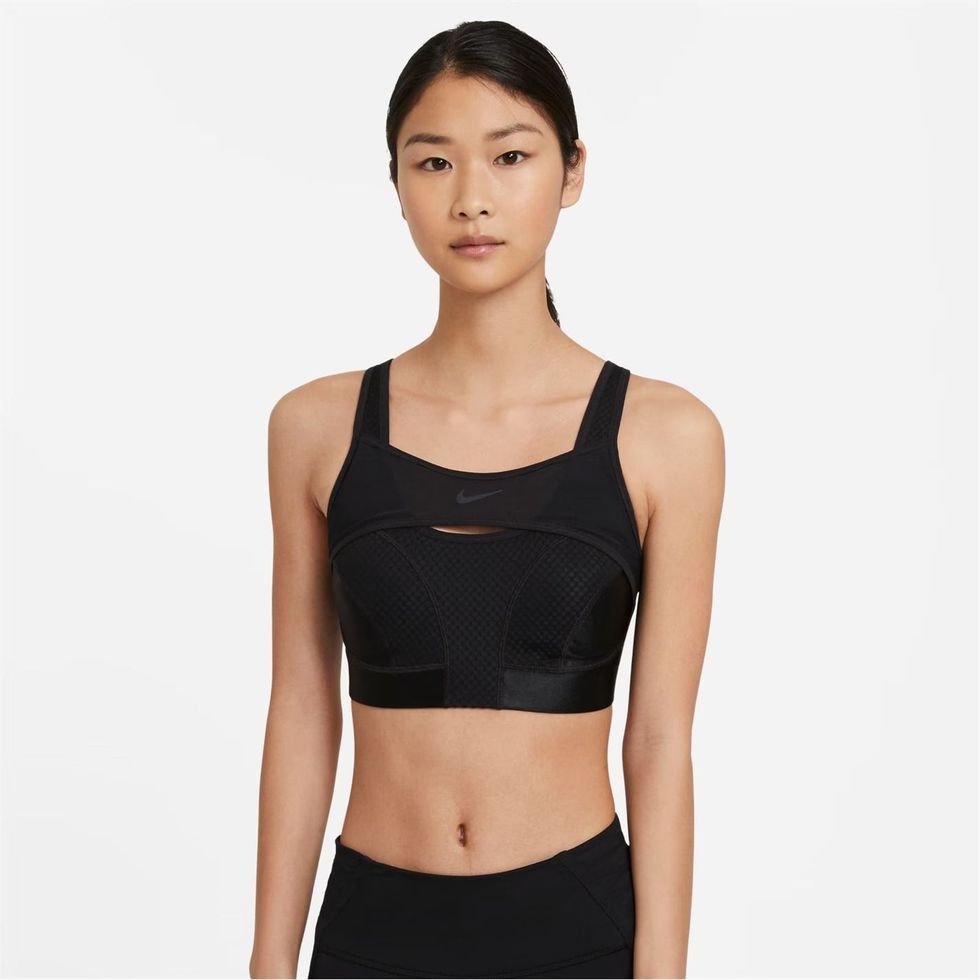 Nike Alpha Women's High-Support Padded Adjustable Sports Bra Black Small  A-E NWT