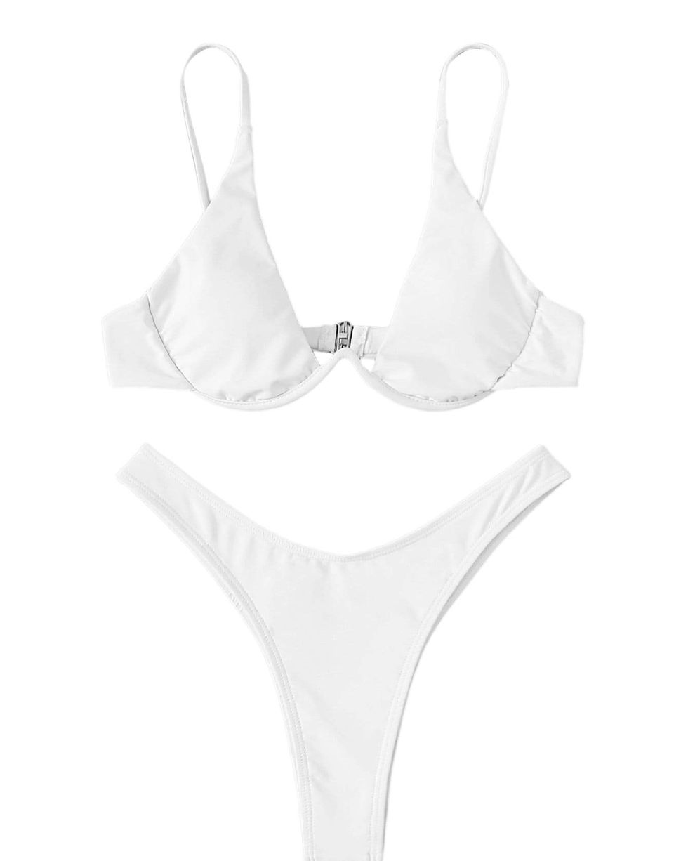 Shop Dupes of Alix Earle's White Bikini with Sheer Floral Knit Cover Up ...